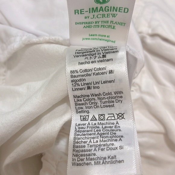 J.Crew NWT drawstring pants in cotton/ linen blend (season 24) - Picture 10 of 13